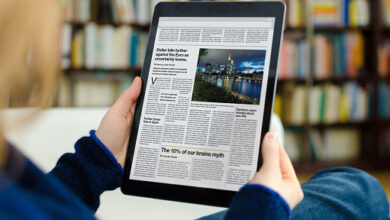 best tablet for reading newspapers