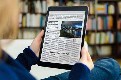 best tablet for reading newspapers